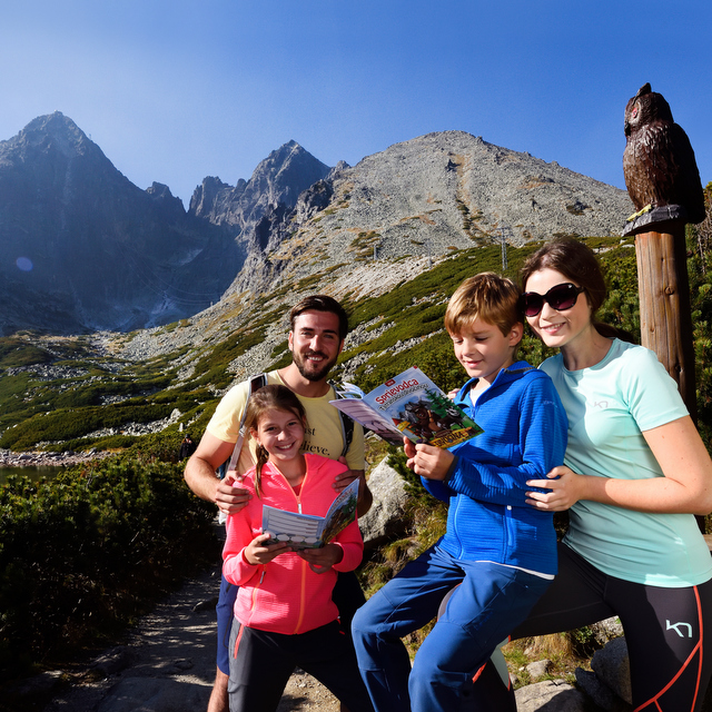 Family trip Lomnicky Peak High Tatras